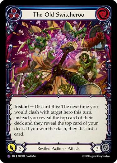 The Old Switcheroo [SUP087] (Super Slam)  Rainbow Foil | Gamers Paradise