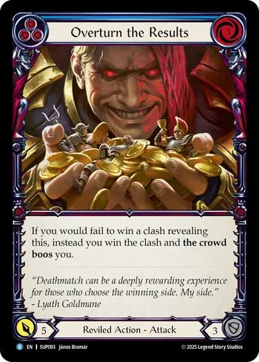 Overturn the Results [SUP093] (Super Slam)  Rainbow Foil | Gamers Paradise