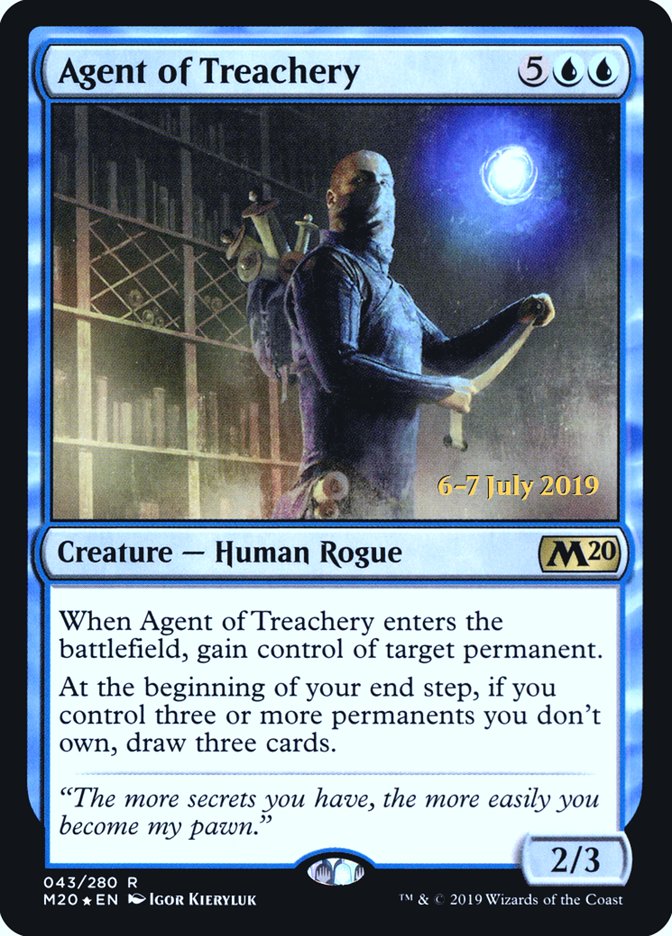 Agent of Treachery [Core Set 2020 Prerelease Promos] | Gamers Paradise