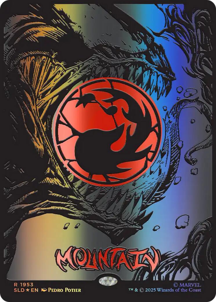 Mountain (1953) (Raised Foil) [Secret Lair Drop Series] | Gamers Paradise