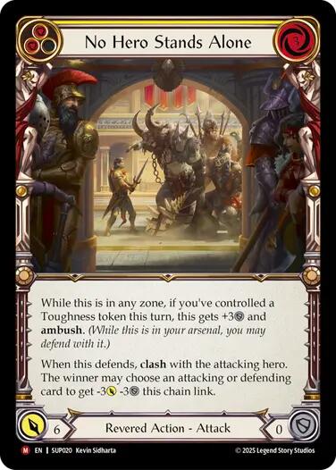 No Hero Stands Alone [SUP020] (Super Slam)  Rainbow Foil | Gamers Paradise