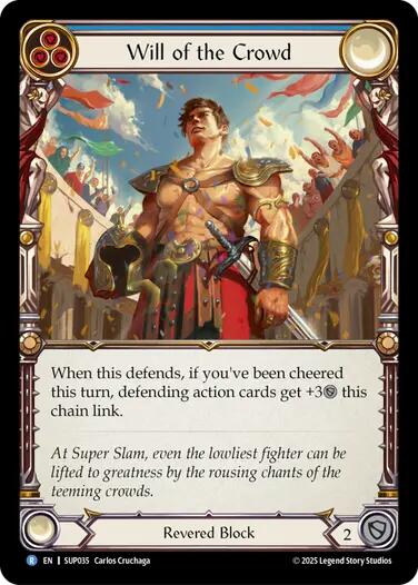 Will of the Crowd [SUP035] (Super Slam)  Rainbow Foil | Gamers Paradise