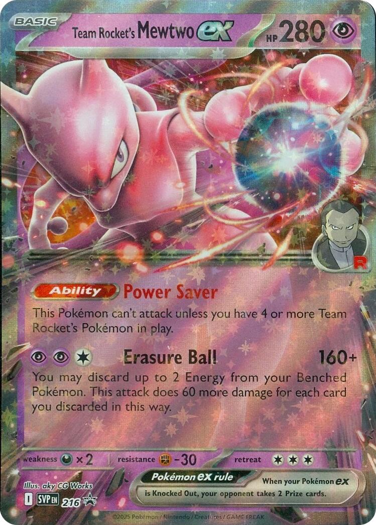 Team Rocket's Mewtwo ex (216) [Scarlet & Violet: Black Star Promos] | Gamers Paradise