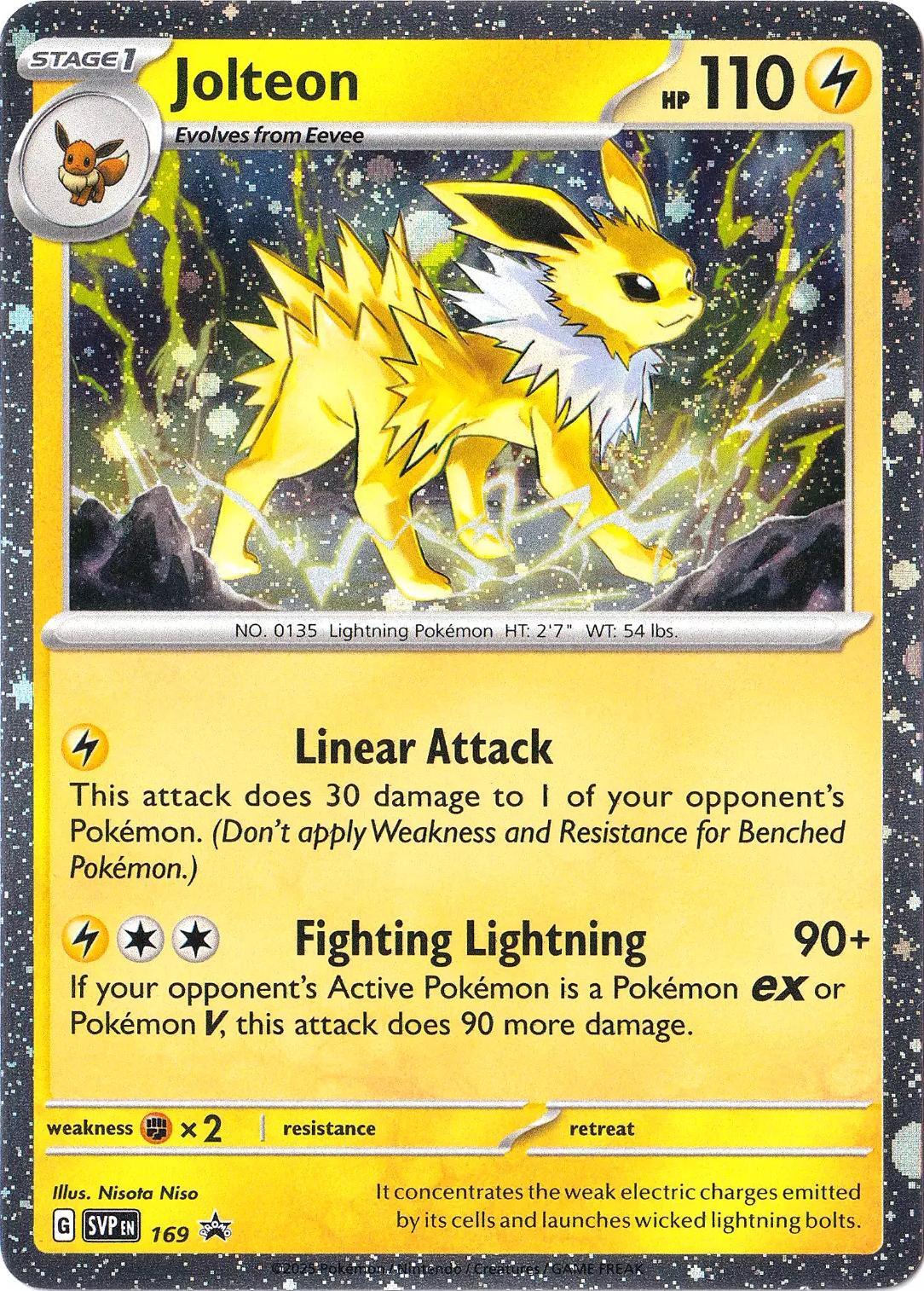 Jolteon (169) (Cosmos Holo) [Scarlet & Violet: Black Star Promos] | Gamers Paradise
