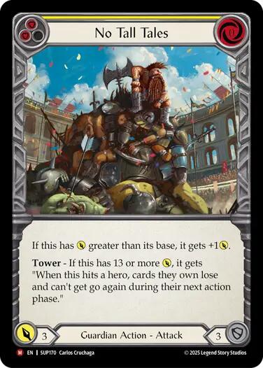 No Tall Tales [SUP170] (Super Slam)  Rainbow Foil | Gamers Paradise