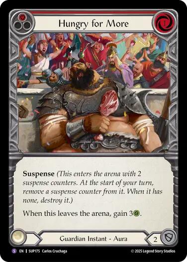Hungry for More [SUP175] (Super Slam)  Rainbow Foil | Gamers Paradise