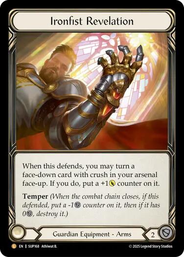 Ironfist Revelation [SUP168] (Super Slam)  Cold Foil | Gamers Paradise