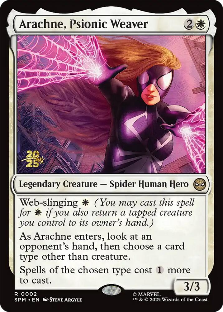 Arachne, Psionic Weaver [Marvel's Spider-Man Prerelease Promos] | Gamers Paradise