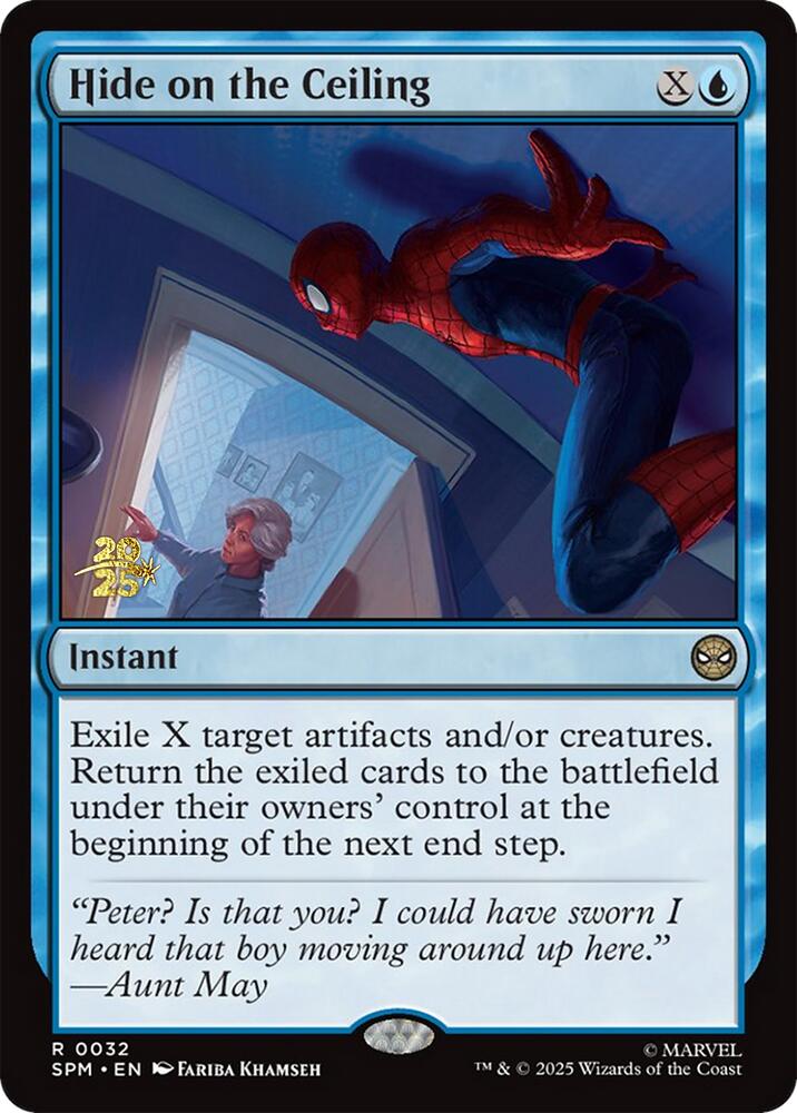 Hide on the Ceiling [Marvel's Spider-Man Prerelease Promos] | Gamers Paradise