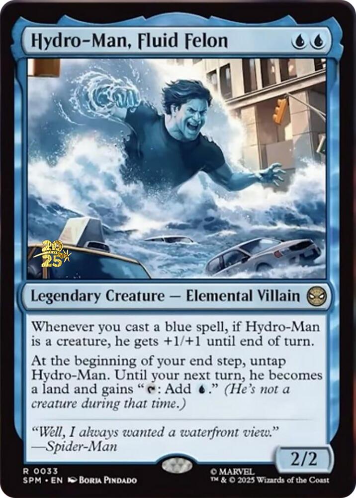 Hydro-Man, Fluid Felon [Marvel's Spider-Man Prerelease Promos] | Gamers Paradise