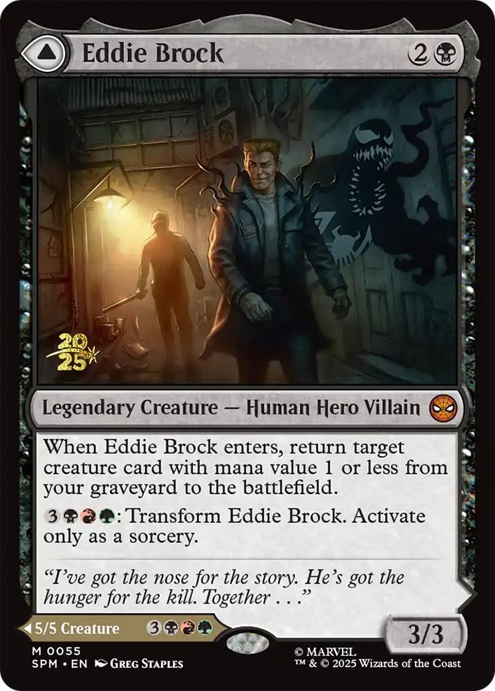 Eddie Brock // Venom, Lethal Protector [Marvel's Spider-Man Prerelease Promos] | Gamers Paradise