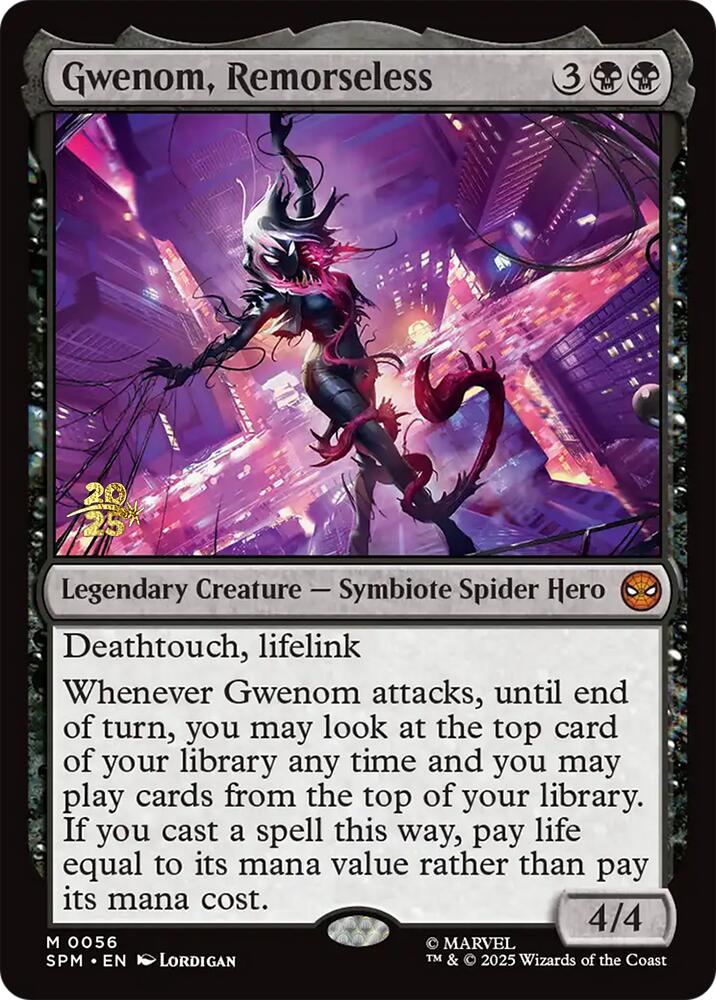 Gwenom, Remorseless [Marvel's Spider-Man Prerelease Promos] | Gamers Paradise