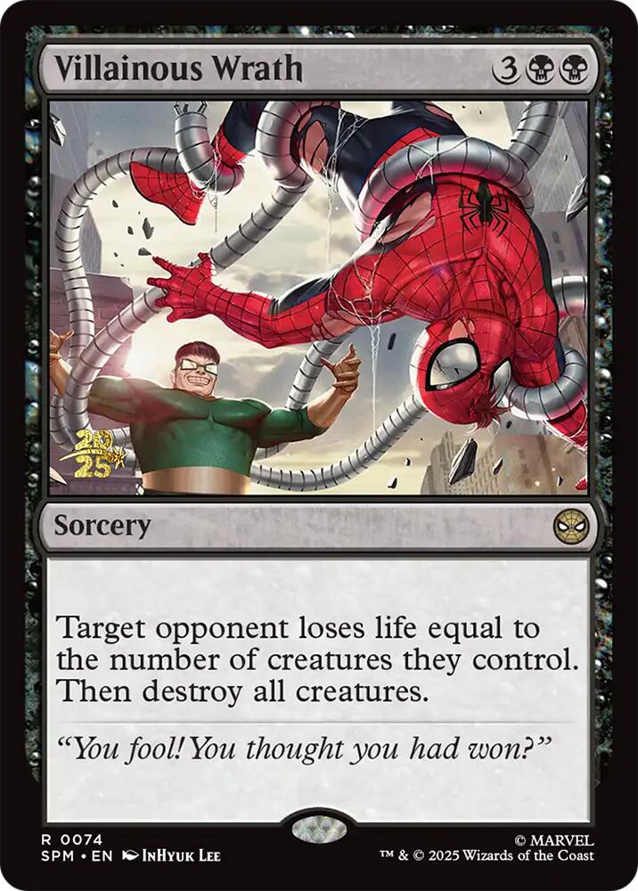 Villainous Wrath [Marvel's Spider-Man Prerelease Promos] | Gamers Paradise