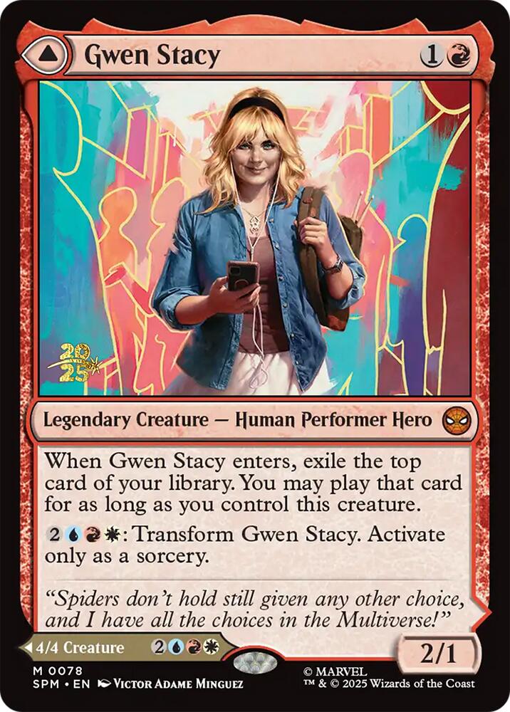 Gwen Stacy // Ghost-Spider [Marvel's Spider-Man Prerelease Promos] | Gamers Paradise