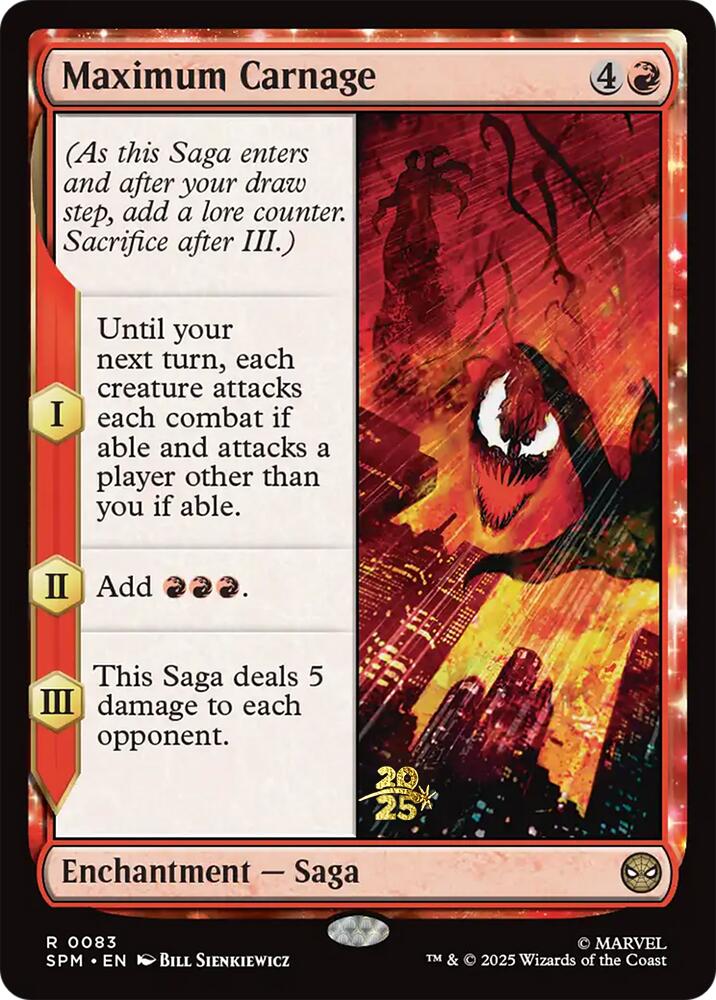 Maximum Carnage [Marvel's Spider-Man Prerelease Promos] | Gamers Paradise