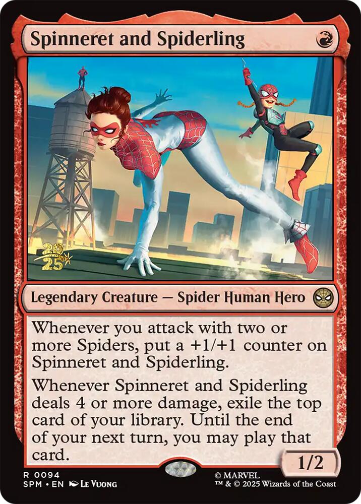 Spinneret and Spiderling [Marvel's Spider-Man Prerelease Promos] | Gamers Paradise