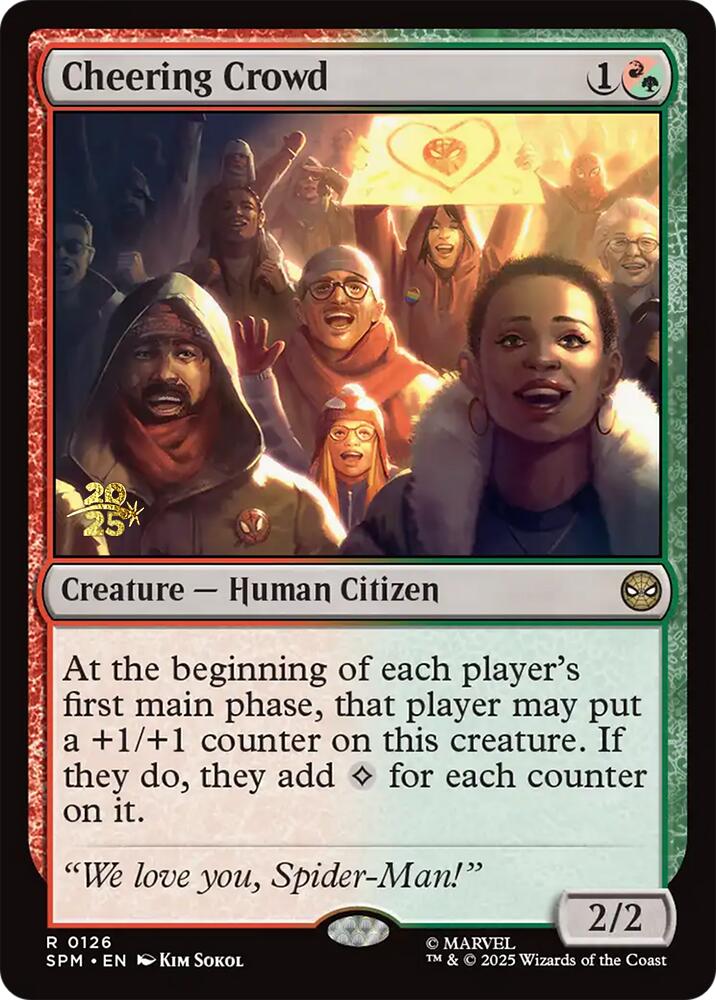 Cheering Crowd [Marvel's Spider-Man Prerelease Promos] | Gamers Paradise