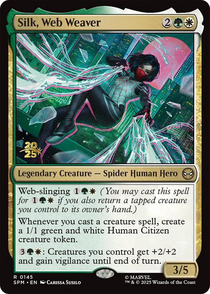 Silk, Web Weaver [Marvel's Spider-Man Prerelease Promos] | Gamers Paradise