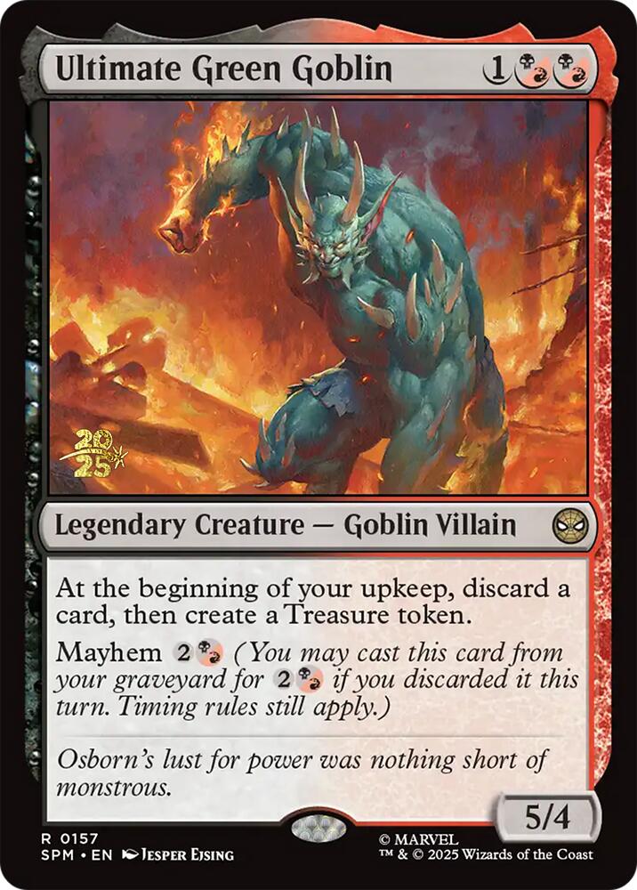Ultimate Green Goblin [Marvel's Spider-Man Prerelease Promos] | Gamers Paradise