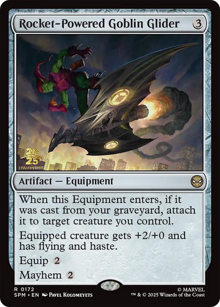 Rocket-Powered Goblin Glider [Marvel's Spider-Man Prerelease Promos] | Gamers Paradise