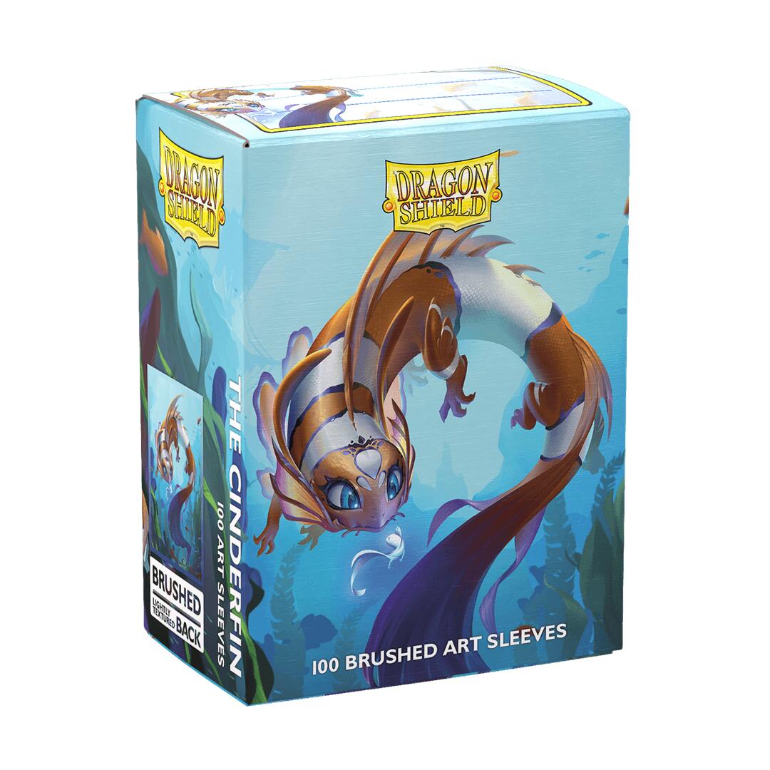 Dragon Shield: Standard 100ct Brushed Art Sleeves - The Cinderfin | Gamers Paradise