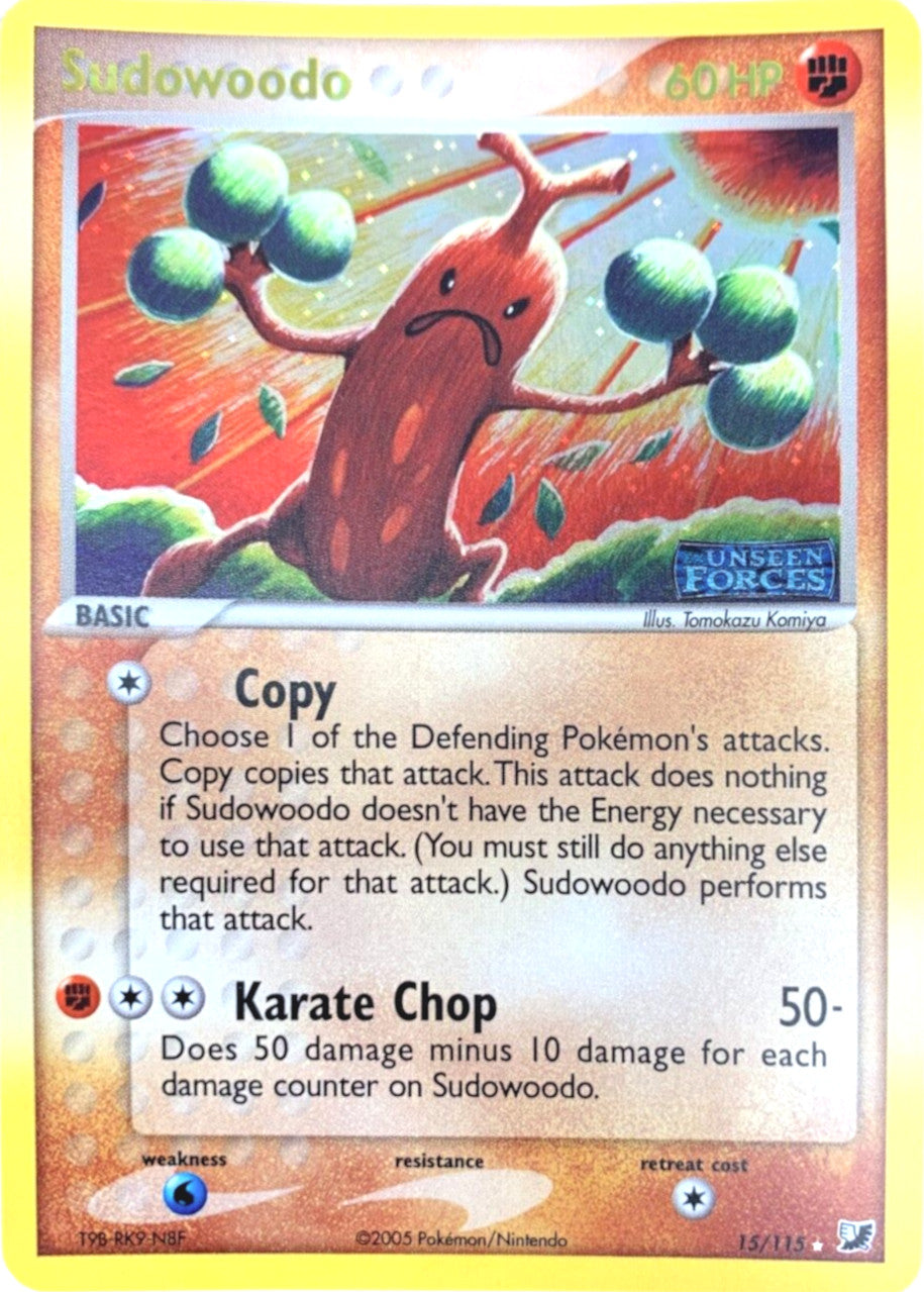 Sudowoodo (15/115) (Stamped) [EX: Unseen Forces] | Gamers Paradise