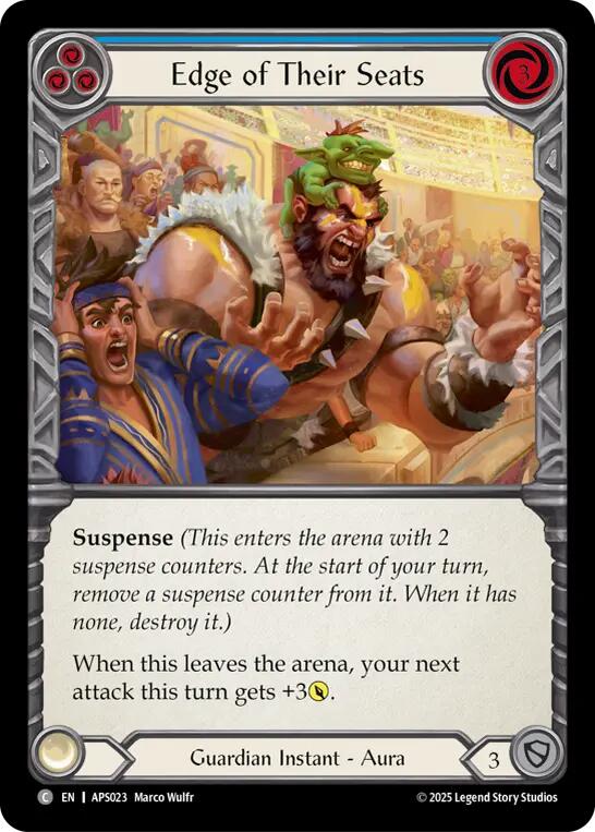 Edge of Their Seats (Blue) [APS023] (Armory Deck: Pleiades) | Gamers Paradise