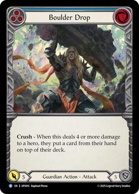 Boulder Drop (Blue) [APS016] (Armory Deck: Pleiades) | Gamers Paradise