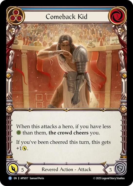 Comeback Kid (Blue) [APS017] (Armory Deck: Pleiades) | Gamers Paradise