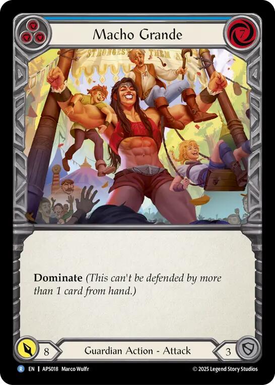 Macho Grande (Blue) [APS018] (Armory Deck: Pleiades) | Gamers Paradise