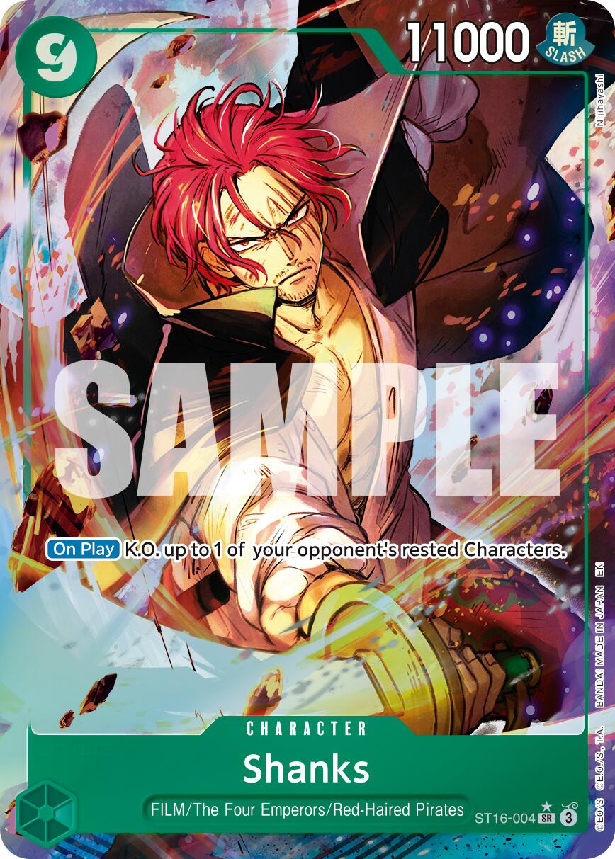 Shanks (ST16-004) (Alternate Art) [Premium Booster -The Best- Vol. 2] | Gamers Paradise