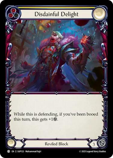 Disdainful Delight [SUP123] (Super Slam)  Rainbow Foil | Gamers Paradise