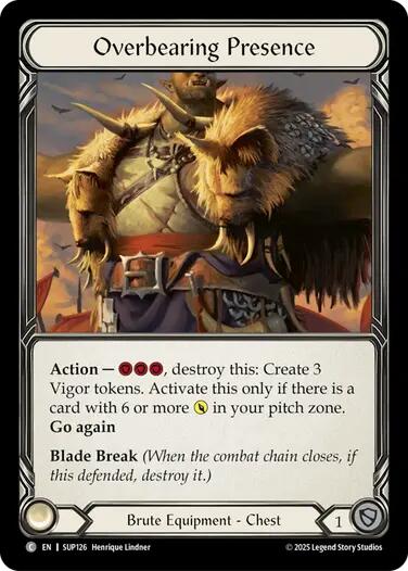 Overbearing Presence [SUP126] (Super Slam) | Gamers Paradise