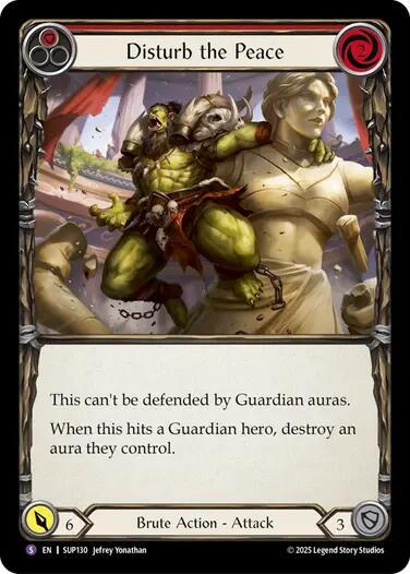 Disturb the Peace [SUP130] (Super Slam)  Rainbow Foil | Gamers Paradise