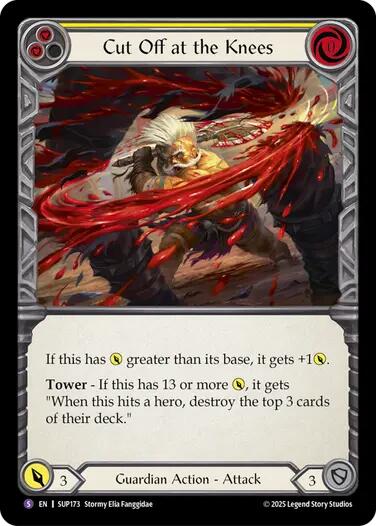 Cut Off at the Knees [SUP173] (Super Slam)  Rainbow Foil | Gamers Paradise