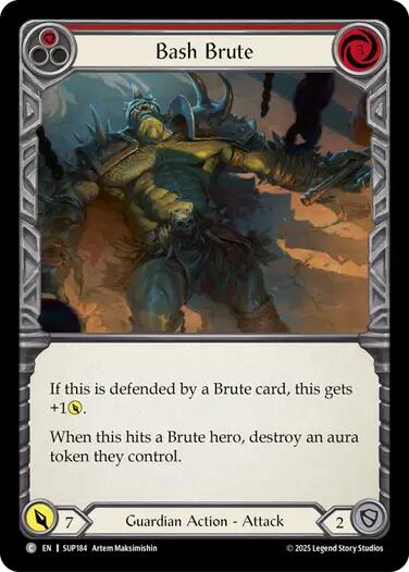 Bash Brute [SUP184] (Super Slam)  Rainbow Foil | Gamers Paradise