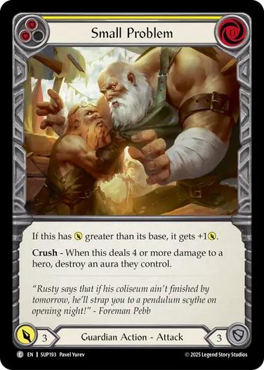 Small Problem [SUP193] (Super Slam)  Rainbow Foil | Gamers Paradise