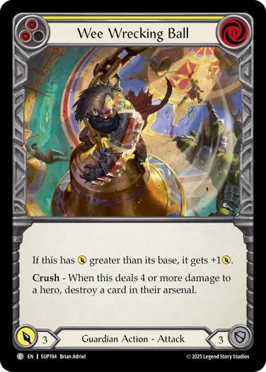 Wee Wrecking Ball [SUP194] (Super Slam)  Rainbow Foil | Gamers Paradise