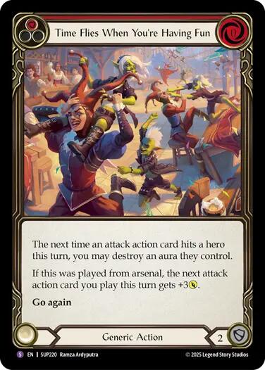 Time Flies When You're Having Fun [SUP220] (Super Slam)  Rainbow Foil | Gamers Paradise