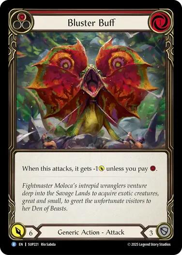 Bluster Buff [SUP221] (Super Slam)  Rainbow Foil | Gamers Paradise