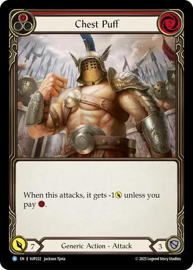 Chest Puff [SUP222] (Super Slam)  Rainbow Foil | Gamers Paradise