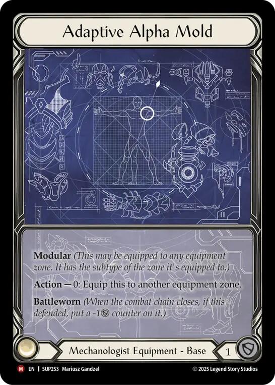 Adaptive Alpha Mold (Extended Art Cold Foil) [SUP253] (Super Slam)  Cold Foil | Gamers Paradise