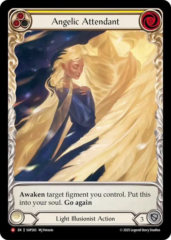 Angelic Attendant (Extended Art Cold Foil) [SUP265] (Super Slam)  Cold Foil | Gamers Paradise