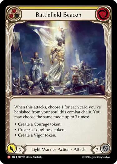 Battlefield Beacon [SUP266] (Super Slam)  Rainbow Foil | Gamers Paradise