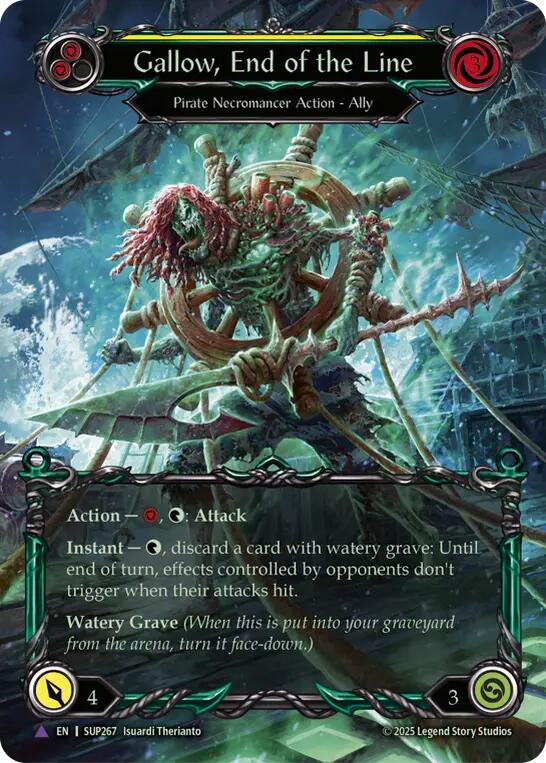 Gallow, End of the Line (Marvel Cold Foil) [SUP267] (Super Slam)  Cold Foil | Gamers Paradise