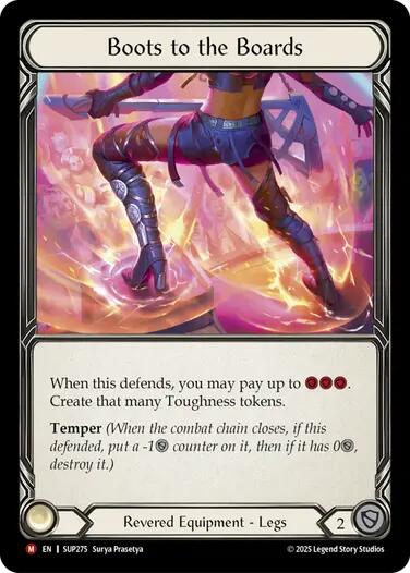 Boots to the Boards (Cold Foil) [SUP274] (Super Slam)  Cold Foil | Gamers Paradise