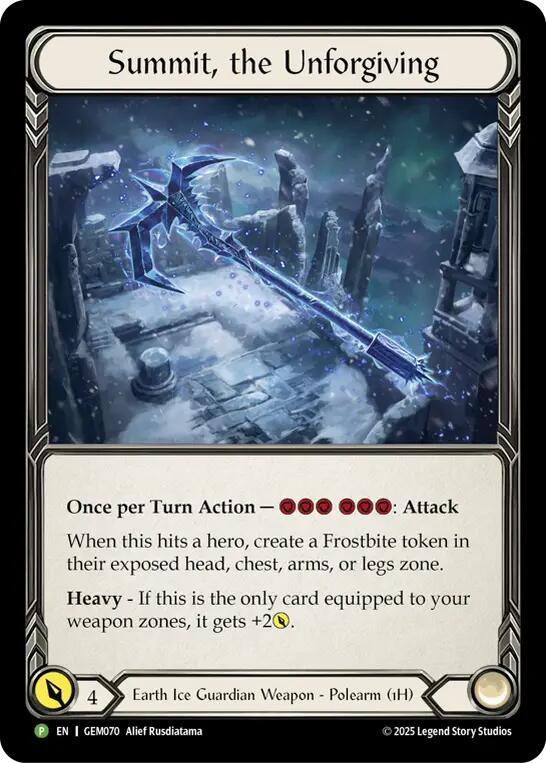 Summit, the Unforgiving [GEM070] (GEM Pack 3)  Cold Foil | Gamers Paradise