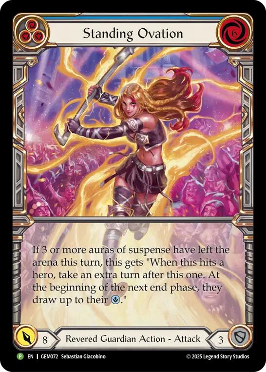 Standing Ovation [GEM072] (GEM Pack 3)  Cold Foil | Gamers Paradise