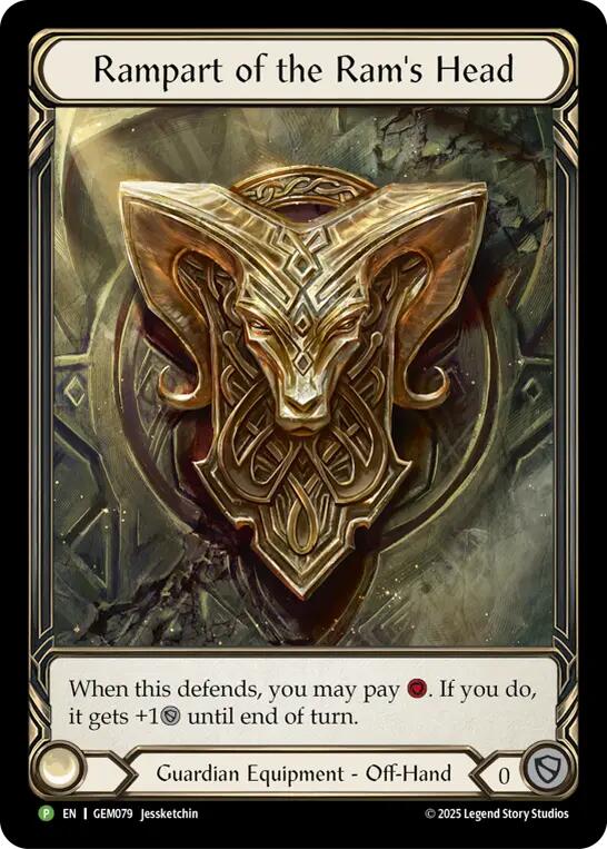 Rampart of the Ram's Head [GEM079] (GEM Pack 3)  Rainbow Foil | Gamers Paradise