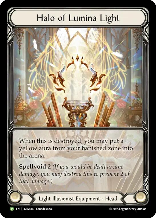 Halo of Lumina Light [GEM080] (GEM Pack 3)  Rainbow Foil | Gamers Paradise